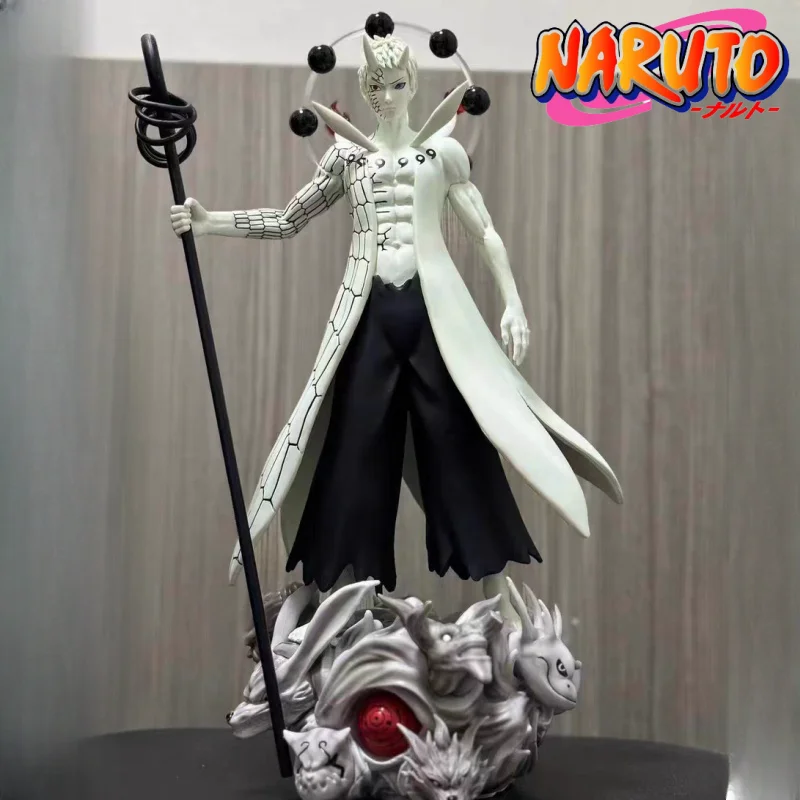 40CM Anime Naruto Uchiha Obito Veiksmų Skaičius, Duomenys Ninja Statula Statulėlės Lėlės Modelio Ornamentu Surinkimo Apdailos Žaislai, Dovanos