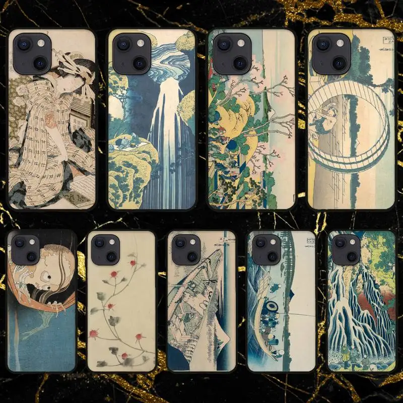 Katsushika Hokusai Meno Telefono dėklas Skirtas iPhone 11 12 Mini Pro 13 14 XS Max X 8 7 6s Plius 5 SE XR Shell